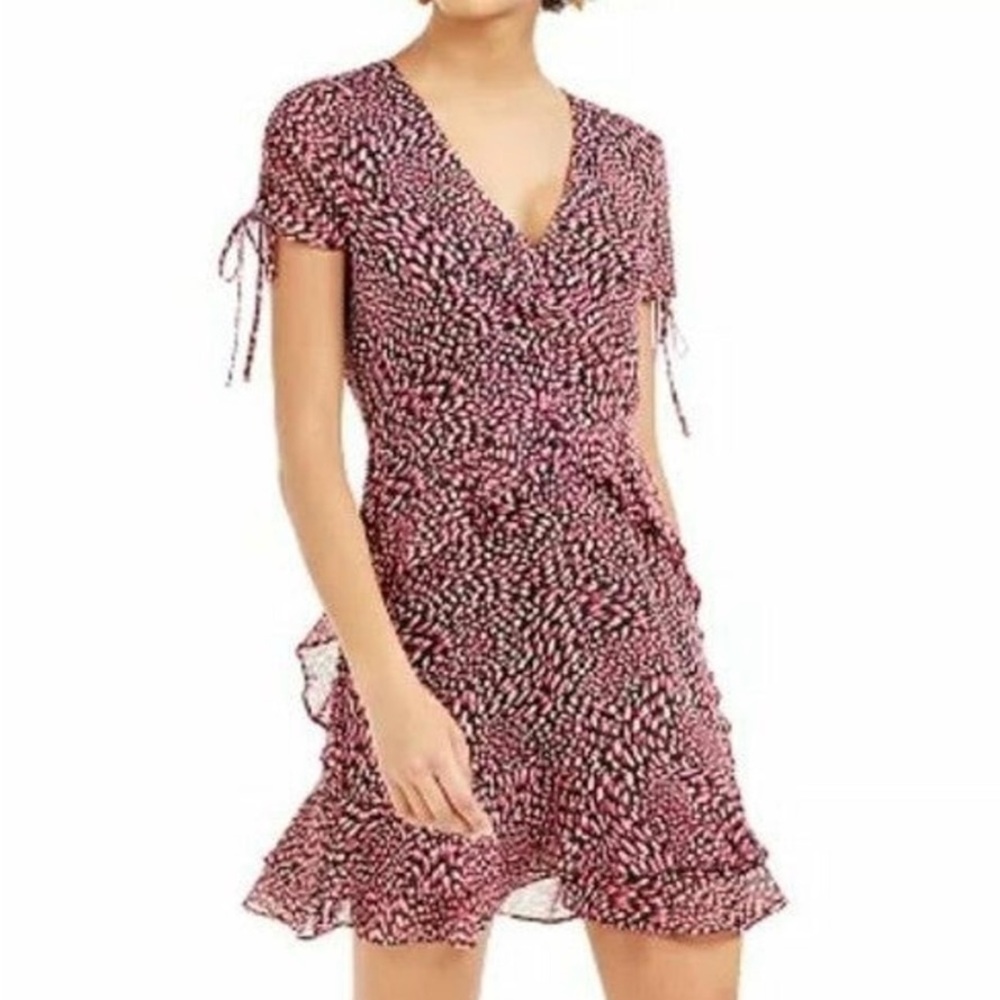 Pink Animal Print Dress